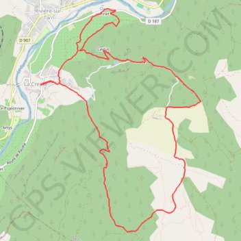 Caylus et Font Auzal GPS track, route, trail