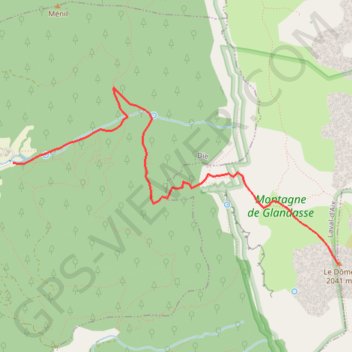 Course du Glandasse GPS track, route, trail