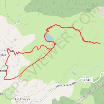 Lac de Barbeyroux GPS track, route, trail
