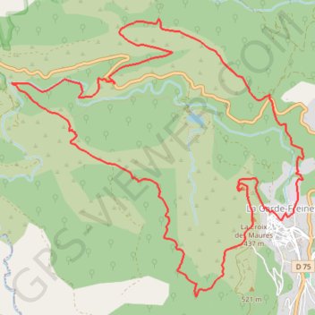 Circuit des Neuf Riaux GPS track, route, trail