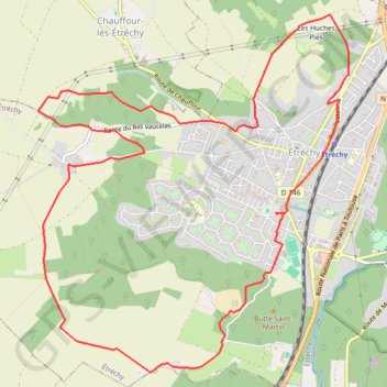 Circuit d'Etrechy GPS track, route, trail