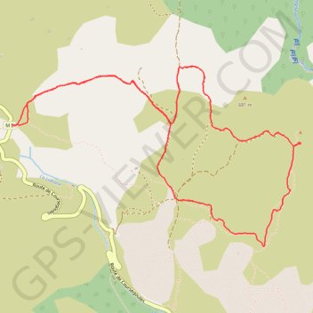 Circuit du plan des Noves GPS track, route, trail