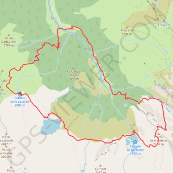 Hilette - Alet GPS track, route, trail