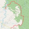 Crête du Cournan à Sainte Cécile commune Morne Rouge GPS track, route, trail