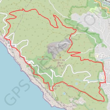 Les Crêtes de La Ciotat GPS track, route, trail