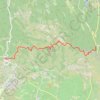 Crête baumayrane GPS track, route, trail