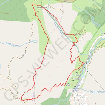 L'Enlevay - Le Betzalin GPS track, route, trail