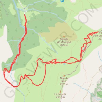 Les Trois Aiguilles GPS track, route, trail