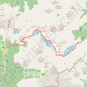 Vielha - Restanca GPS track, route, trail