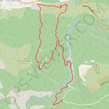 Saint-Vallier - Escragnolles GPS track, route, trail