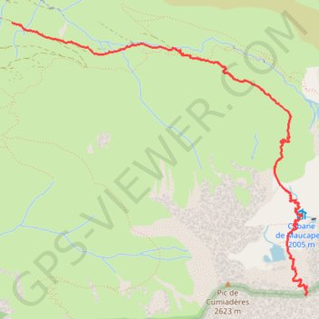 Col de Marraut (au dessus de Luz Saint Sauveur) GPS track, route, trail