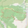 Randonnée à Cuers vers Valcros GPS track, route, trail
