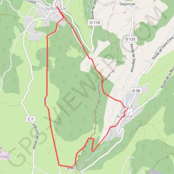 Collonges-la-Rouge, Le cirque d'Autoire (Autoire, Loubressac) GPS track, route, trail