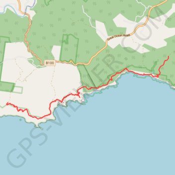 Milanesia Gate - Moonlight Head GPS track, route, trail