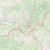 GR654 Randonnée de Virareix à Cussac (Haute-Vienne) GPS track, route, trail