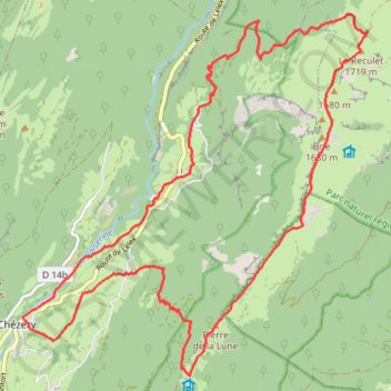 Le Reculet GPS track, route, trail