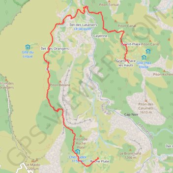 Réunion - J5 GPS track, route, trail