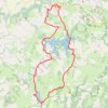 Le Lévézou, pays des lacs - Pont-de-Salars GPS track, route, trail