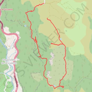 Le bord du Larzac GPS track, route, trail
