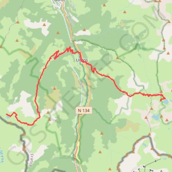 Refuge d'Arlet - Lacs d'Ayous GPS track, route, trail