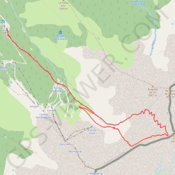 Ascension du Puigmal GPS track, route, trail