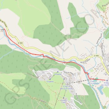 Prémin court GPS track, route, trail