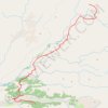Laugavegur, trajet Basar - Emstrur GPS track, route, trail