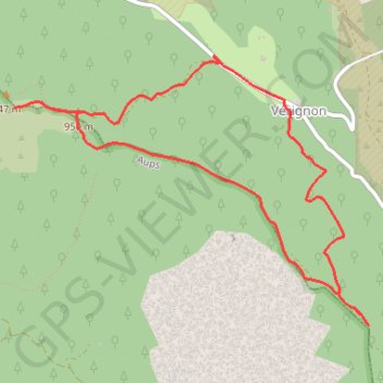 Chapelles de Vérignon : Notre-Dame de Liesse et Saint-Priest GPS track, route, trail