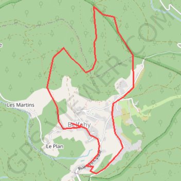 Le Tour de Belfahy GPS track, route, trail