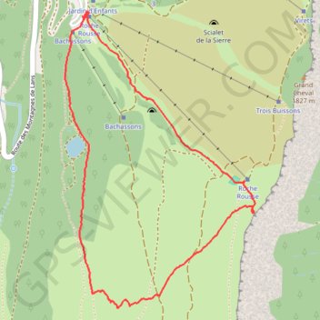 Grand Cheval GPS track, route, trail