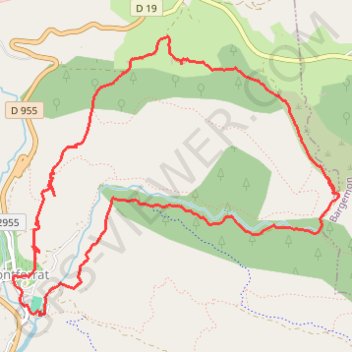 Montferrat - Notre Dame de Beauvoir GPS track, route, trail