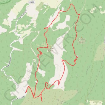 Le sentier des Aiguiers GPS track, route, trail
