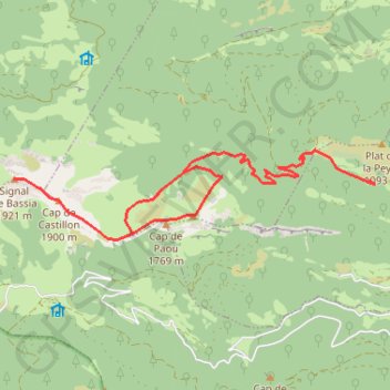 Signal de Bassia depuis Sarrancolin GPS track, route, trail