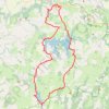 Circuit des lacs du Lévézou - Pont-de-Salars GPS track, route, trail