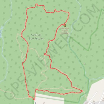 Le Bois de Bon Accueil GPS track, route, trail