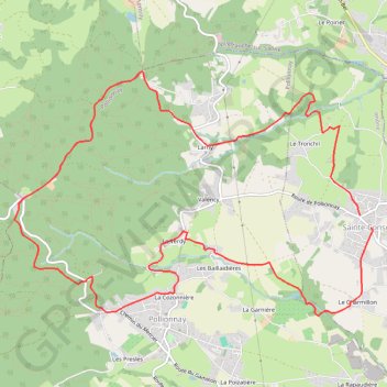 Sainte Consorce GPS track, route, trail
