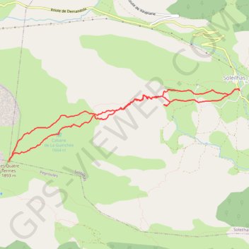Le teillon (les quatres termes) GPS track, route, trail