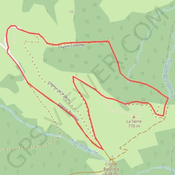 Tumulus de la serre - Issor GPS track, route, trail