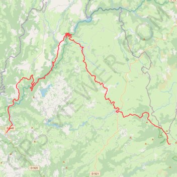 Circuit des 10 plus beaux villages de l'Aveyron - Entragues-sur-Truyère - Aubrac GPS track, route, trail
