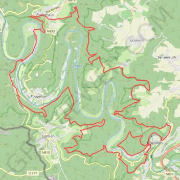 Bouillon 26/09/2020 GPS track, route, trail