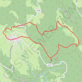 Lompnas-Les Charmilles GPS track, route, trail